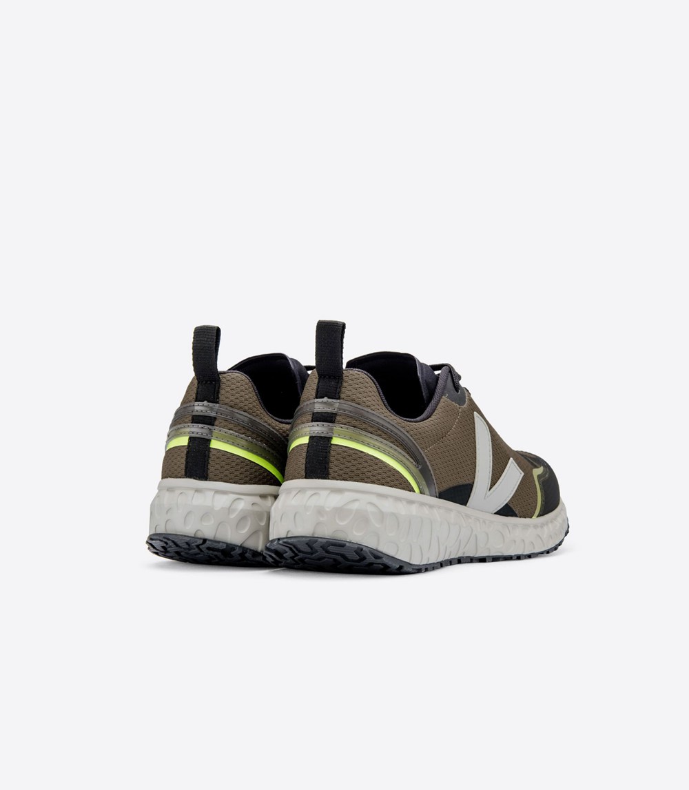 Veja Sneakers Mens - Condor Mesh - Olive/White - 3690KXAOE